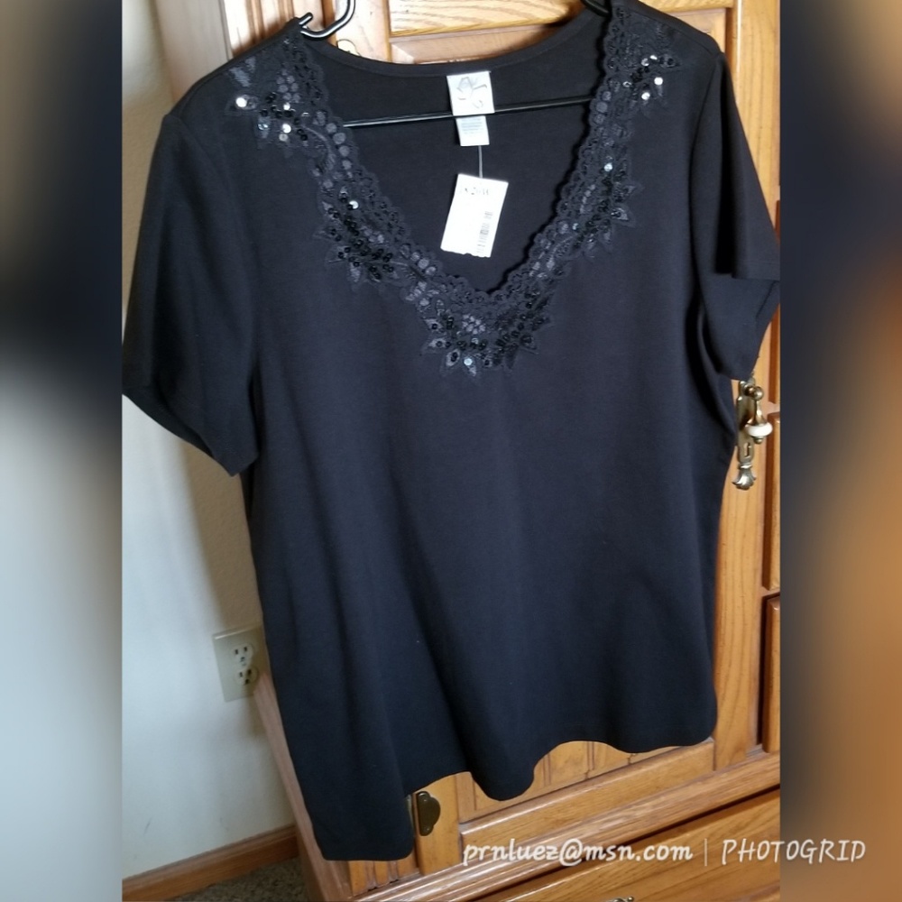 Black "Stretch" Top